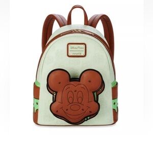 Disney Parks Eats 2024 Mickey Mint Ice Cream Sandwich Backpack Bag Loungefly
